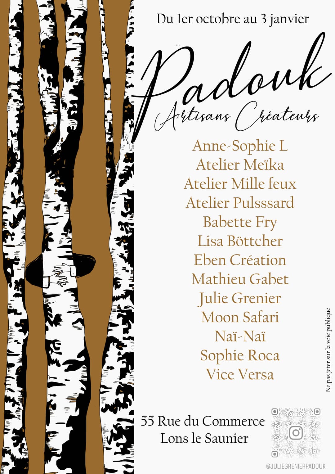 Affiche Pop Up Lons le Saunier - Vice Versa Atelier